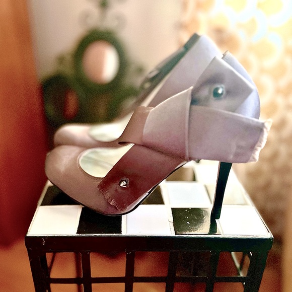 Report Signature vintage satin high heels - Picture 6 of 10